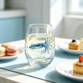thumbnail image 4 of Tuvgenk Stemless Wine Glass with Shell Art for Cocktails Water and Coastal Home Decor, 4 of 6