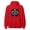 Red, variant on Santa Cruz Surf Shop Cross X Mens Hoodie