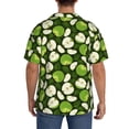 thumbnail image 3 of Kdxio Men's Hawaiian Shirt for Men Short Sleeve Shirt Green Fruit Summer Casual Holiday Beach Button Down T-Shirts, 3 of 5