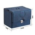 thumbnail image 4 of Zoopin Leather Deck Box with Built-in Spinning Life Counter (Blue), 4 of 4