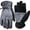 Grey - Black, variant on Leather Work Gloves for Men or Women. Medium Glove for Gardening, Tig/Mig Welding, Construction, Chainsaw, Farm, Ranch, etc. Cowhide, Soft Lining, Utility, Firm Grip, Durable. Coffee-grey M