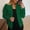 Green, variant on hoksml Blazer Jackets for Women Casual Solid Long Sleeve Womens Blazer Coat Cardigan Suit Long Sleeve Jacket Tops on Clearance