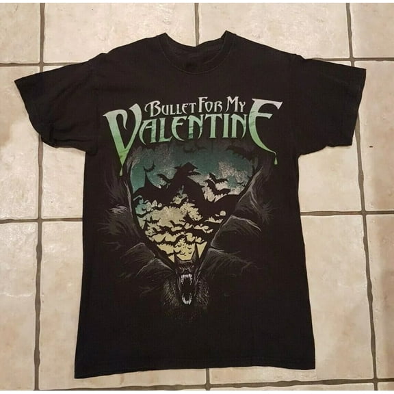 Bullet For My Valentine Scream Aim Tour T-Shirt Cotton Unisex Tee S-4XL AM361