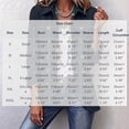 thumbnail image 3 of Women Jacket Outerwear Baeitkot Women Solid Ruffled Lapel Collar Long Sleeve Casualopen Front Decoration Double Breasted Coat Fall Fashion Jacket Outerwear With Lining Navy M, 3 of 9