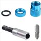 thumbnail image 5 of 6 Uds., 60Mm, Brocas Tornillo para Paneles Yeso, Soporte Magnético para Brocas, Brocas Destornillador Vástago Hexagonal 1/4 Pulgadas, Soporte Tornillo Profundidad Ajustable, 5 of 5