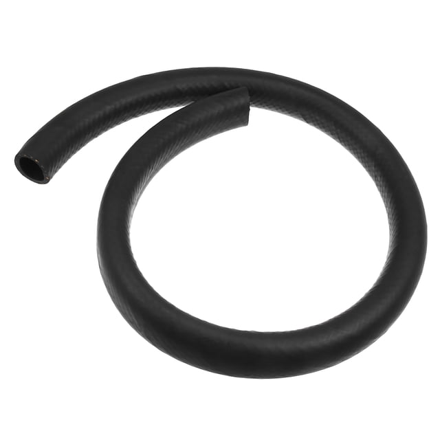 1m 3.28 Pies 25mm 0.98" Coche Flexible Recto Calentador Manguera Goma Negro