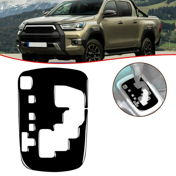 Perfectly Fits for Toyota Hilux 2015 2021 Car Gear Shift Panel Cover Trim