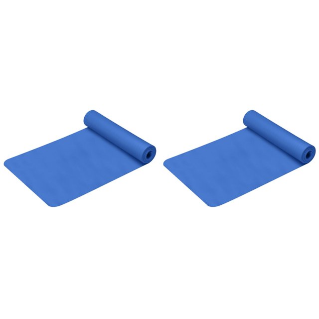 (2-Pack) Kcodviy Non Slip Exercise Mat Yoga Fitness Monochrome Design High Density Foam Large Size Workout Home Gym Floor Solution