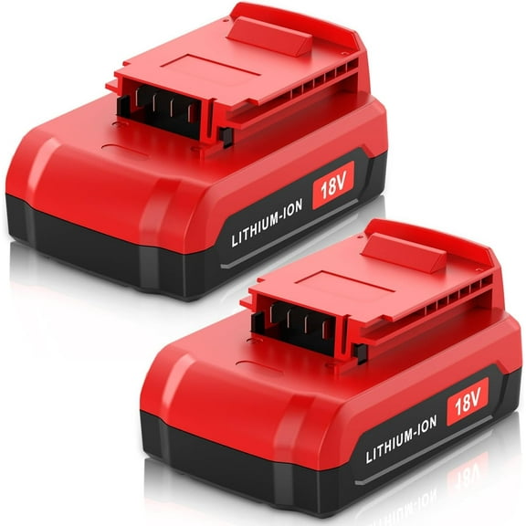 2 Packs 3.6Ah Replacment for Porter Cable 18V Battery Lithium Compatible with Porter Cable 18 Volt Battery PC18B PC188 PC18BL PC18BLX PC18BLEX PCXMVC Cordless Power Tools