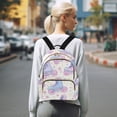 thumbnail image 7 of FORMRS Mini Backpack Purse for Women Travel Daypack Casual Shoulder Bag, Pink Skates, 7 of 7