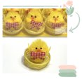 thumbnail image 2 of 12pcs Pollitos Difusos Decorativos Adornos Pequeños Pollo Lindos para Del Amarillo, 2 of 7