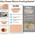 thumbnail image 2 of Sourdough Starter Kit, Complete Bread Baking Supplies with Round & Oval Silicone Bread Proofing Basket Set, Bread Making Tools Set Baking Gifts for Beginners & Home Bakers, 2 of 9