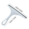thumbnail image 2 of Haidf 1Pc Squeegee for Shower Glass, Shower Squeegee for Glass Doors, Small Squeegee for Car Windshield, Tile Shower Walls, Mirror, and Window Cleaning, Bathroom Squeegee, 8.7 Inch, Blue, 2 of 8