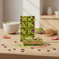 thumbnail image 6 of Dubai Chocolate White Matcha Chocolate Bar 5.6oz with Strawberry Paste, Dried Strawberries, Kataifi Crunch & Dried Rose Petals – Handmade Gourmet Dessert, 6 of 10