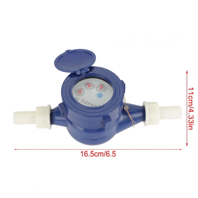 LHCER Compteur d'Eau Froide, Outil de Mesure de Table Humide pour Jardin et Usage Domestique