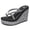 Black rhinestones, variant on Women’s Rhinestone Wedge Flip Flops, Sparkly Platform Thong Sandals