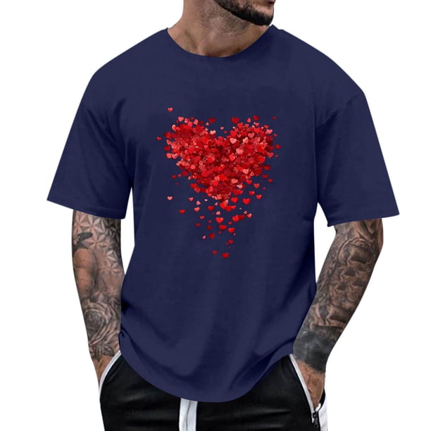 Tops para hombre, blusas y camisas de manga corta con cuello redondo para hombre, camisetas casuales con estampado de moda para hombre, blusa de manga corta, blusa de poliéster para hombre.