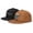 Brown-Black, variant on Wrangler Baseball Cap Hat Set for Men and Women Unisex Trucker Hat Breathable Mesh Structured 7-Panel Adjustable Snapback Cap, Jean-Black-A