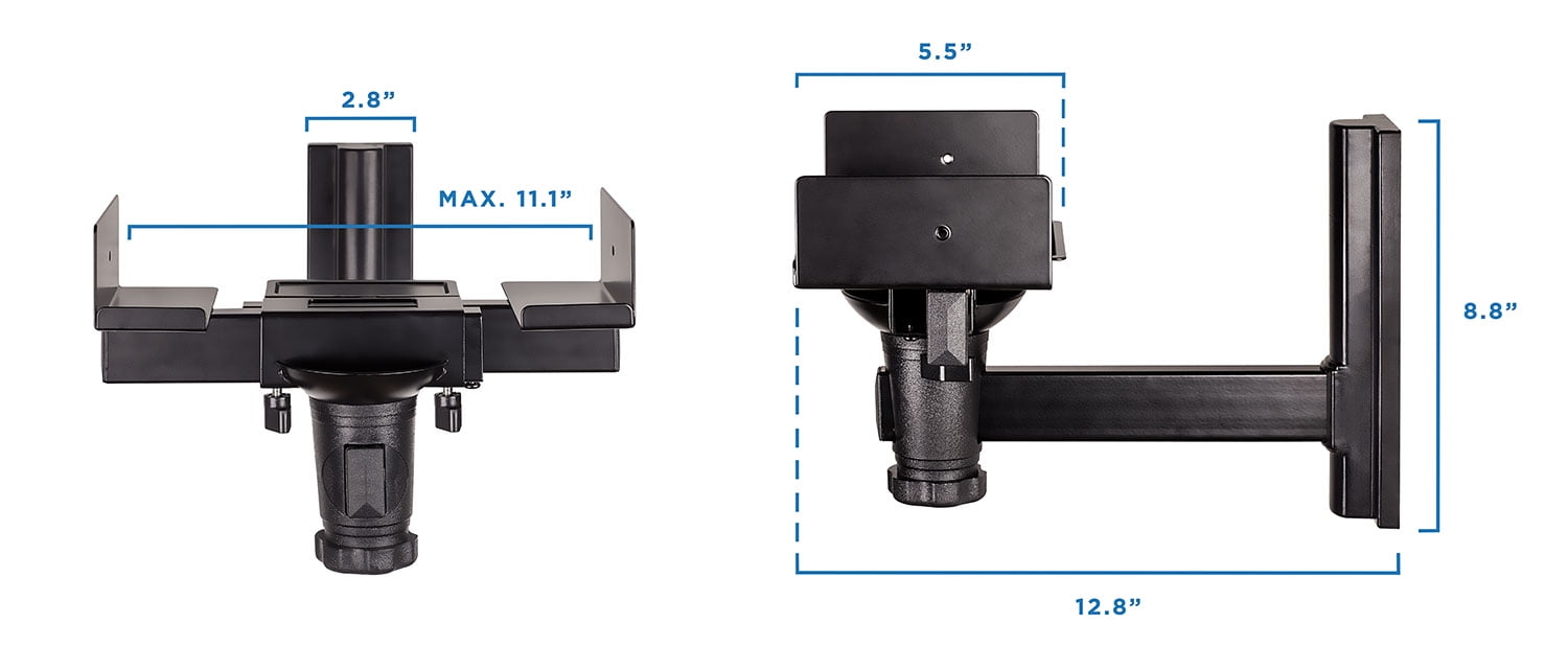 side clamping speaker mounting bracket