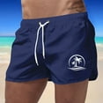 thumbnail image 2 of Kcolen Mens Swim Trunks 9 Inch Inseam Gradient Beach Shorts Stretchy Upf Mens Swimwear Swim Trunks Men Beach Summer Fashion Bathing Suit Beach Board Shorts, 2 of 4