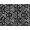 thumbnail image 1 of Ahgly Company Indoor Rectangle Patterned Charcoal Black Area Rugs, 6' x 9', 1 of 6