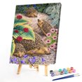 thumbnail image 1 of Cuadros Decorativos Kit de pintura al óleo por números de la familia Hedgehog dibujo DIY para adultos decoración del hogar JShteea Nuevos Originales, 1 of 9