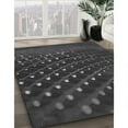 thumbnail image 2 of Ahgly Company Indoor Round Patterned Charcoal Black Area Rugs, 5' Round, 2 of 6