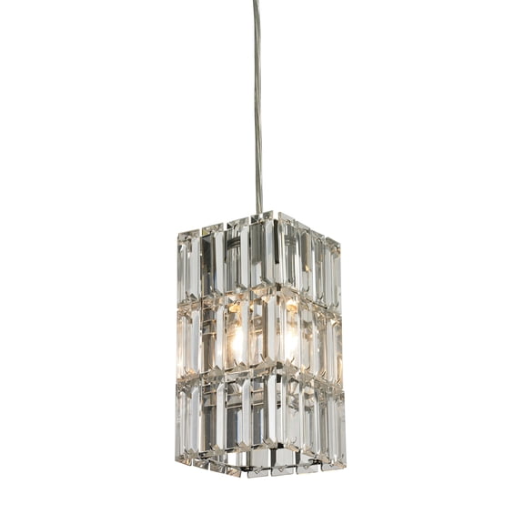 Elk Home Cynthia 4-inch Wide 1-Light Pendant in Polished Chrome