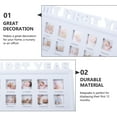 thumbnail image 4 of BEADCEST Newborn Photo Frame Baby Footprint Picture Frame Plastic 1Pcs, 4 of 5