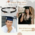 thumbnail image 4 of 2025 Graduation Gifts, High School College Graduation Gifts for 5th, 8th, and Masters Degree Graduates, Women's Monogram AZ Bracelets, Daughter, Niece, Granddaughter, Girlfriend Jewellery, 4 of 6