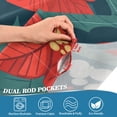 thumbnail image 5 of Yayeee Kitchen Curtains Tier Set of 2 Light Filtering 57"x24" Over Sink Window Panels, Christmas Berries, 5 of 7