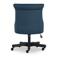 thumbnail image 5 of Linon Sinclair Manager's Chair with Adjustable Height & Swivel, 350 lb. Capacity, Azure Blue, 5 of 9