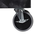 thumbnail image 4 of Luxor XLC11-B Two Shelf Heavy-Duty Utility Cart , Black, 4 of 7