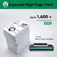 thumbnail image 3 of PB-211 Toner Cartridge Compatible for Pantum PB-211 PB211 PB-211E PB211EV Toner Cartridge Work with Pantum P2502W P2500W M6552NW M6550NW M6600NW M6602NW Series, Yeild up to 1600 Pages, 3 of 7