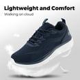 thumbnail image 2 of FitVille Wide Mens Walking Shoes with Arch Support Comfort Sneakers for Men, 2 of 7