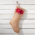 thumbnail image 1 of SARO 653.R1319 13 x 19 in. Felicia Poinsettia Design Holiday Stocking - Red, 1 of 1