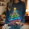 thumbnail image 4 of My Items Talove Long Sleeve Shirts for Women Graphic Printed Sweatshirt Fall Fashion Must Haves Pullover T Shirts Womens Tops Trendy Fall 2025 Christmas Shirts, 4 of 6