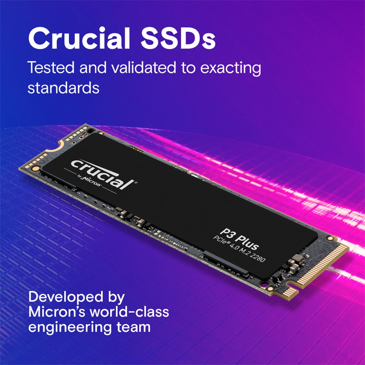 新品 Crucial NVMe SSD 1TB P3 Plus Crucial P3 1TB Internal SSD PCIe Gen 3 x4 NVMe CT1000P3SSD8