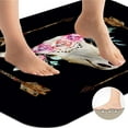 thumbnail image 6 of 4 Pcs Sun Moon Bathroom Shower Curtain Sets with Rugs, Constellation Bathroom Sets with Shower Curtain and Rugs, Galaxy Universe Bathroom Decor Sets with Mats and Towels, 6 of 7