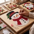 thumbnail image 3 of Christmas Pearl Art DIY Kit, Holiday Painting Craft Set, DIY Pearl Art Wall Decor, Creative Home Decoration Project for Adults, 3 of 8