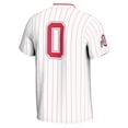 thumbnail image 3 of Unisex GameDay Greats #0 White Ohio State Buckeyes Lightweight Softball Jersey, 3 of 4