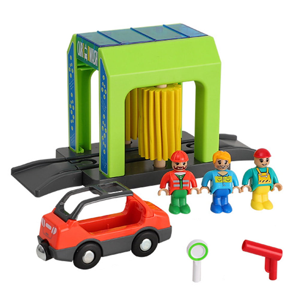 Automatic Lift Car Wash Set Toy With Color Changing Alloy simulation Cars Wash. 
