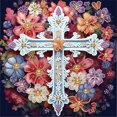 thumbnail image 1 of Kit Arte Crucifijo Con Forma Especial Parcial DIY 5D 30x30cm, 1 of 9