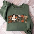 thumbnail image 4 of Howdy Ghost Sweatshirt, Western Halloween Retro Spooky Season Sweatshirt, 4 of 6