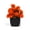 N, variant on KGJQ Simulated Small Potted Plant, Maintenance-Free, Realistic Autumn Leaves Mini Fake Plant, for Bookshelf Desktop Decor