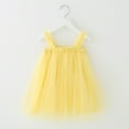 thumbnail image 4 of Coerni Toddler Baby Girl Tulle Tutu Dress Sleeveless Layered Dresses Princess Birthday Parties Dress Summer Beach Clothes, 4 of 7