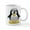 White, variant on CafePress - Tux The Penguin Mug - 11 oz Ceramic Mug - Novelty Coffee Tea Cup