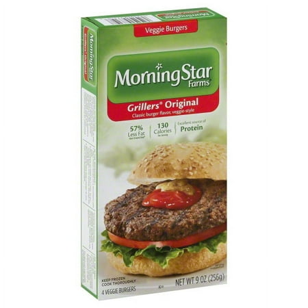 Morning Star Farms Grillers Original Veggie Burgers, 4 ct, 9 oz