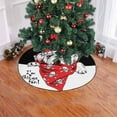 thumbnail image 2 of FMSHPON a Dog Wearing a Red Viking HelmetHorns Xmas Christmas Tree Skirt Stand Mat for Holiday Party Decoration Indoor Outdoor 36 inches, 2 of 3