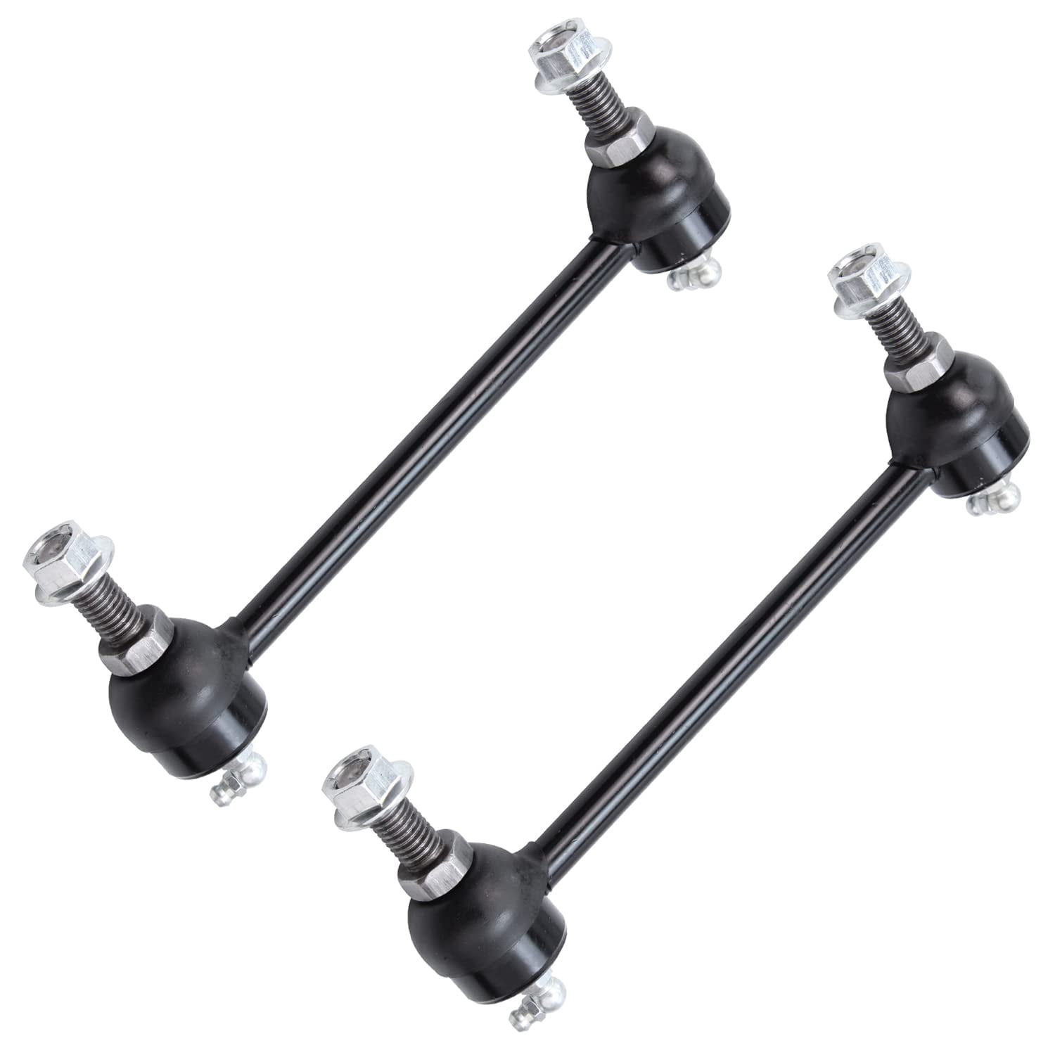 Detroit Axle - Front 12pc Suspension Kit for 1996-2004 Nissan Pathfinder Infiniti QX4, 2 Lower Control Arms 2 Ball Joints 2 Sway Bars 4 Outer and Inner Tie Rods 2 Boots Replacement